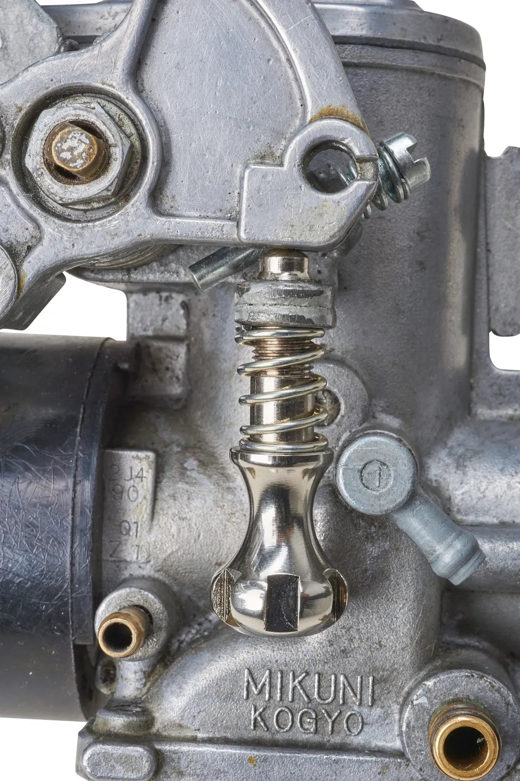 Carburetor Idle Adjustment/Throttle Stop Screw/Hot Start Button - Spring - Zinc Plated - SR500 TT500 XT500