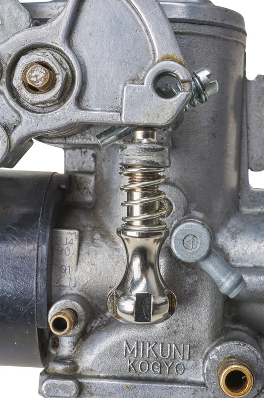 Carburetor Idle Adjustment/Throttle Stop Screw/Hot Start Button - Spring - Zinc Plated - SR500 TT500 XT500