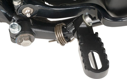 Footrest Bracket - Right Side - Heavy-Duty Quality - Forged + Black Coated - XT500 TT500