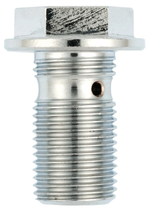 OEM YAMAHA - Banjo Bolt for Cylinder Head - for Rocker Arm Axle with Oil Line Attachment - Chrome Plated - TT500 XT500 SR500