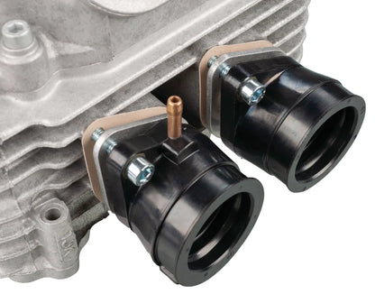 Intake Manifold Spacer - 3mm, Mounting on Cylinder Head (Compensates for the Shrinkage of the Intake Rubber) - XT550 SRX600 TT600/S/E/R/RE XT600/Z