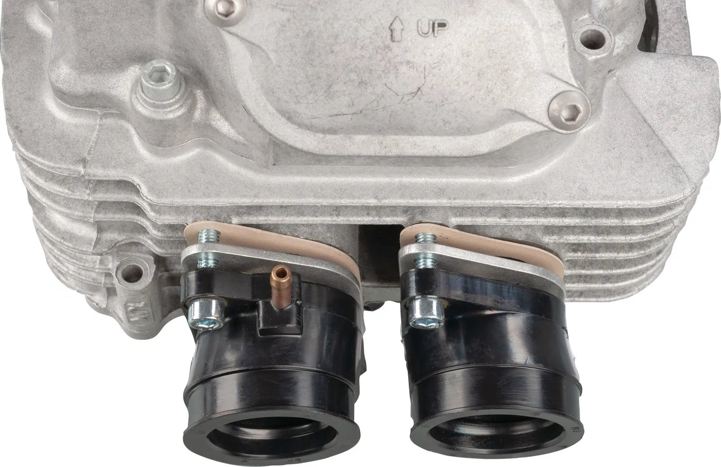 Intake Manifold Spacer - 3mm, Mounting on Cylinder Head (Compensates for the Shrinkage of the Intake Rubber) - XT550 SRX600 TT600/S/E/R/RE XT600/Z