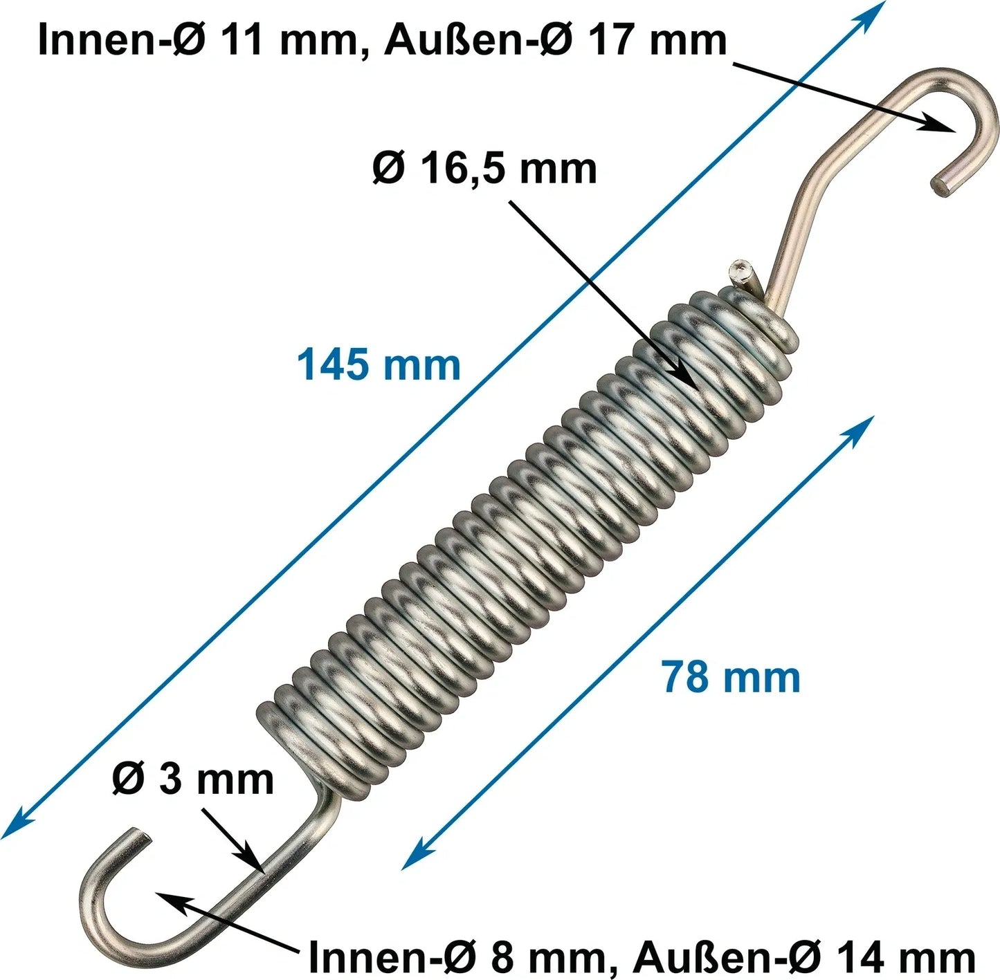 OEM YAMAHA - Side Stand Spring - XT500 TT500