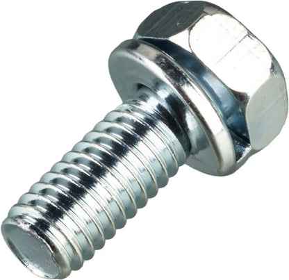 Seat Mounting Bracket Bolt - M6 x 15 mm, with captive Spring Washer - XT500 TT500