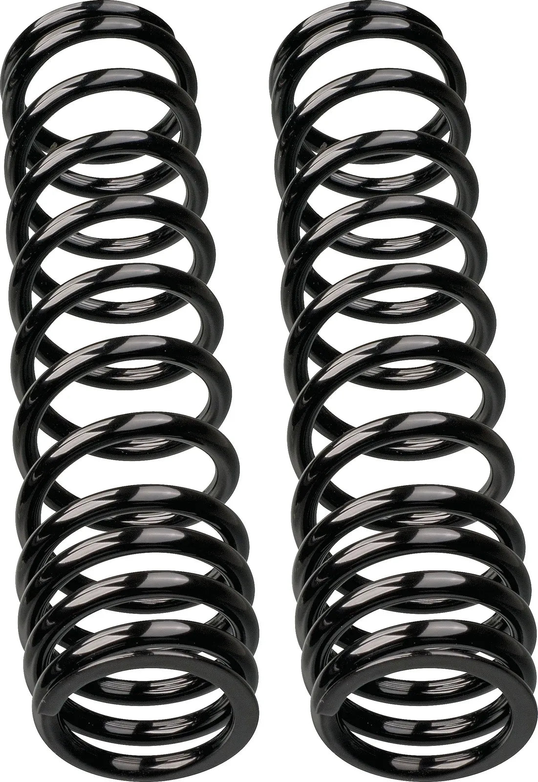 Replica Spring Set - for Rear Shocks - 1 pair - Black - Made by Eibach/USA - TT500 XT500