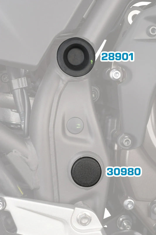 OEM YAMAHA - Upper Frame Rubber Cover/Cap - Ténéré T700