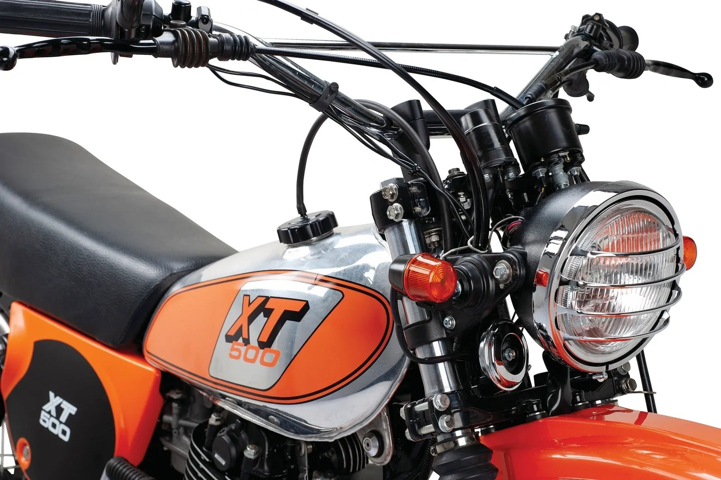 Paris-Dakar Headlight Protector - Chrome - XT500 Universal