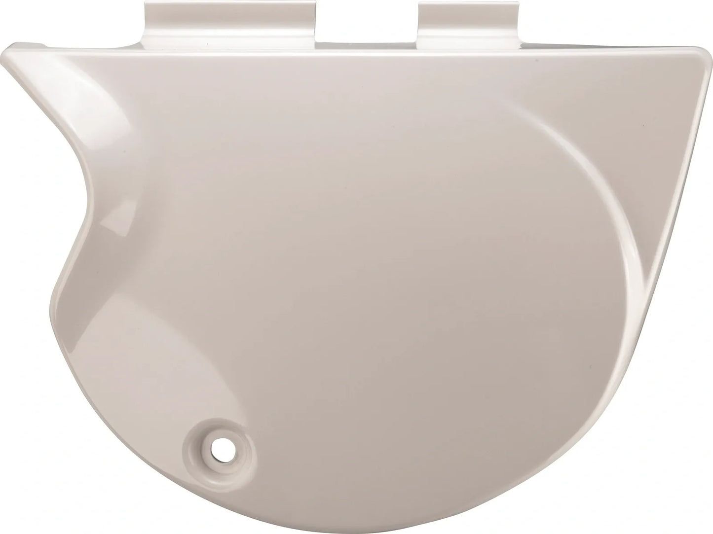 Replica Clean White Side Cover - Right - XT500 '80 and newer, TT500 '79 and newer