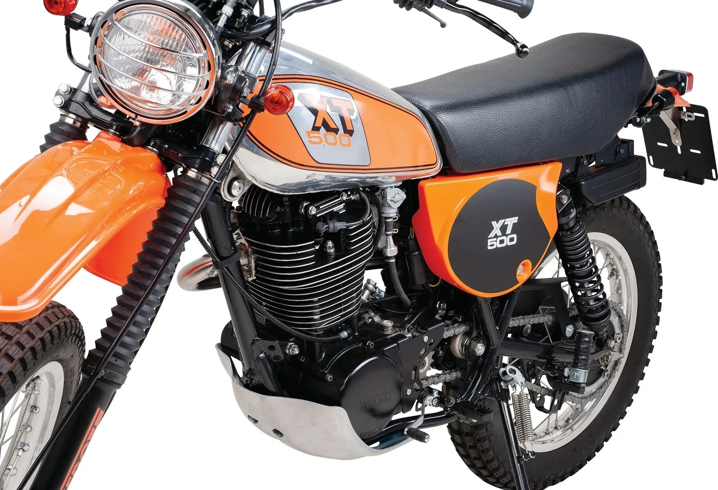 Replica El Toro Orange Side Cover - Left - XT500 up to '79, TT500 up to '78