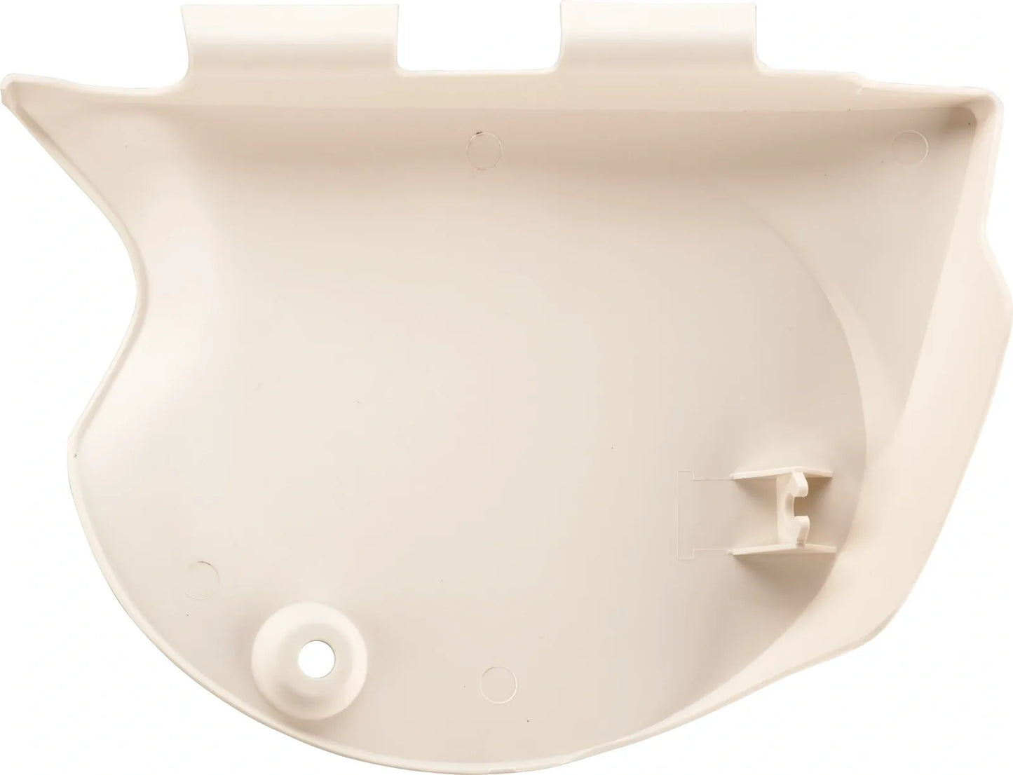 Replica Clean White Side Cover - Left - XT500 '80 and newer, TT500 '79 and newer