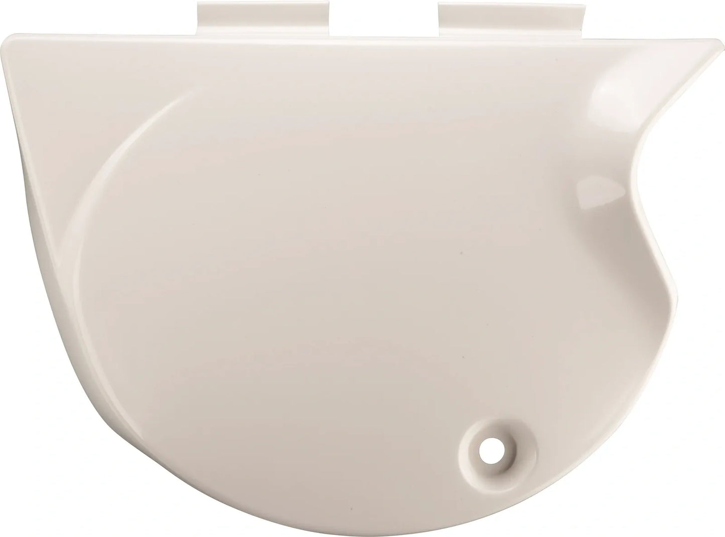 Replica Clean White Side Cover - Left - XT500 '80 and newer, TT500 '79 and newer