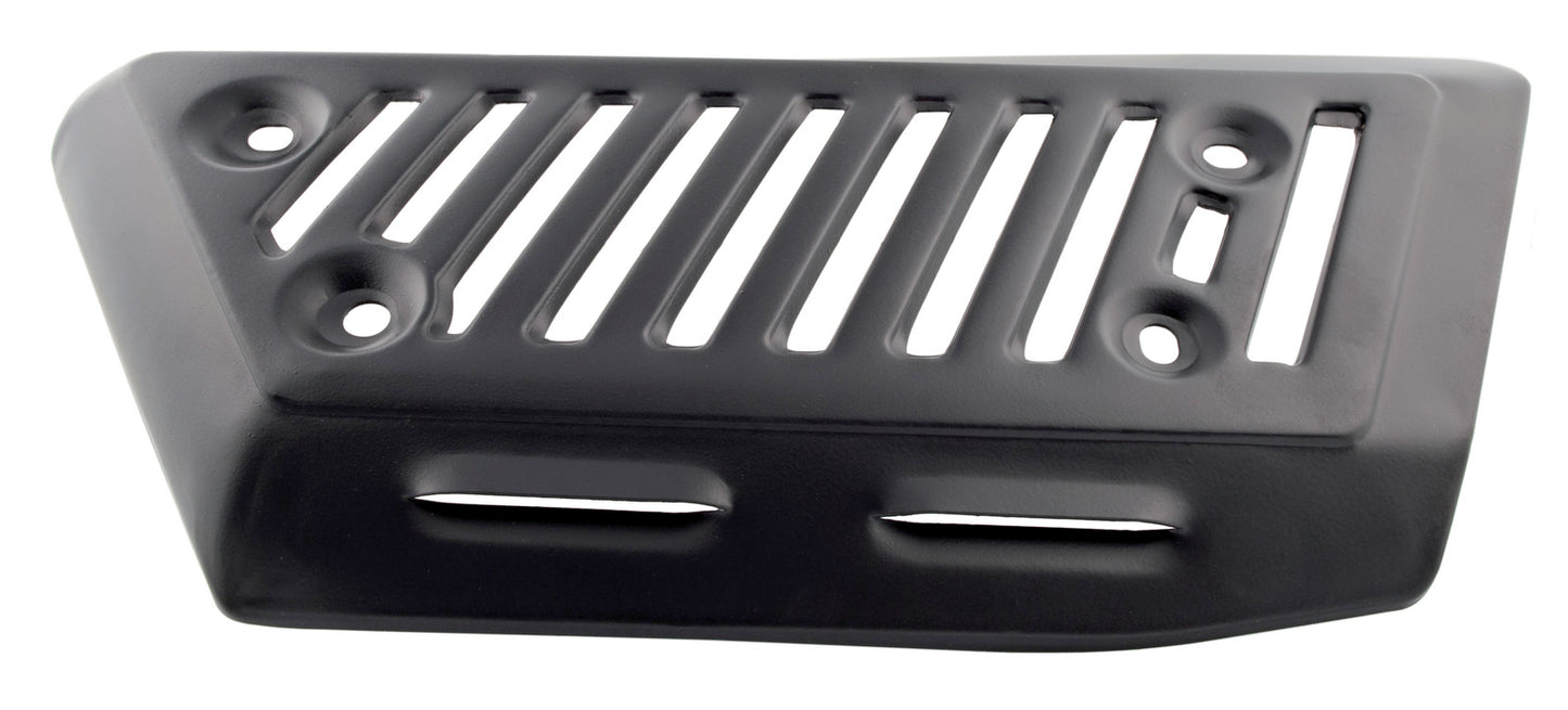 Heat Shield - for Expansion Chamber/Long, Black - XT500 '76