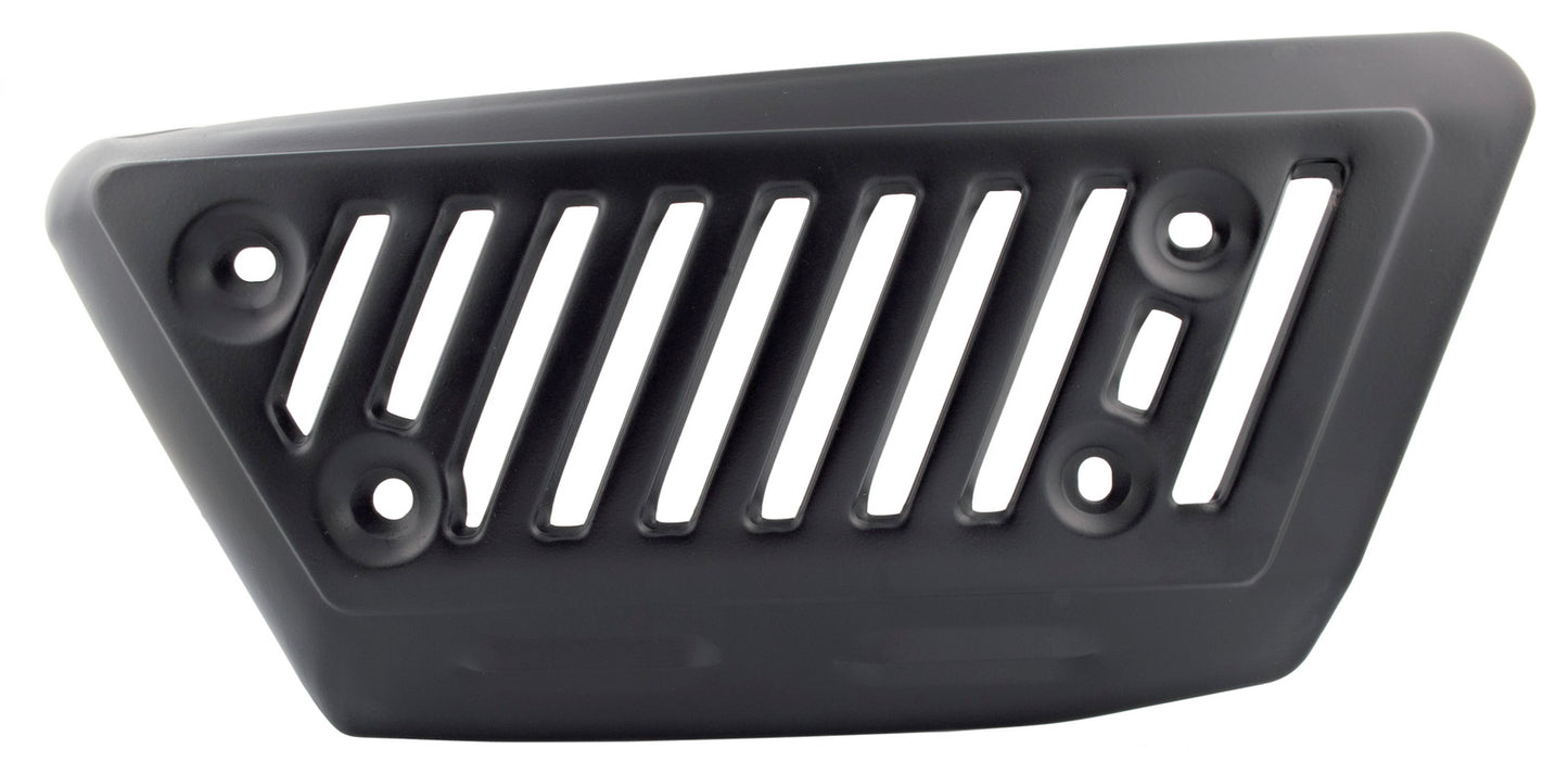 Heat Shield - for Expansion Chamber/Long, Black - XT500 '76