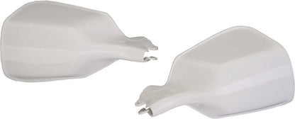 Vintage Hand Guards - for Drum Brake - White, 1 Pair LH/RH - XT500 XT600 XT550 XT250 XTZ TT500 TT600 XT350 Universal