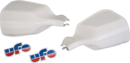 Vintage Hand Guards - for Drum Brake - White, 1 Pair LH/RH - XT500 XT600 XT550 XT250 XTZ TT500 TT600 XT350 Universal