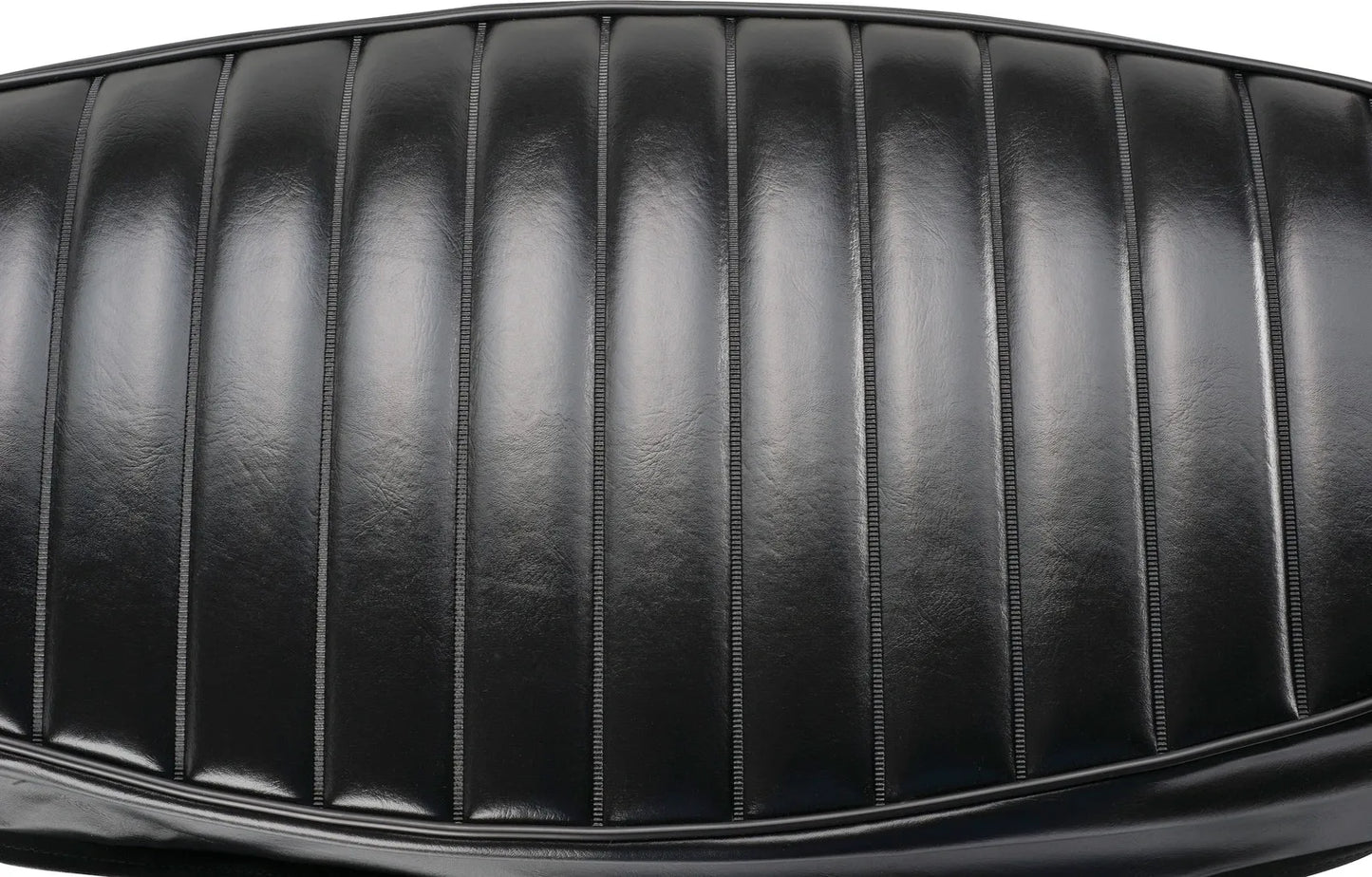 KEDO Seat Cover, Ribbed/Black (OEM Replica), without Lettering - SR500