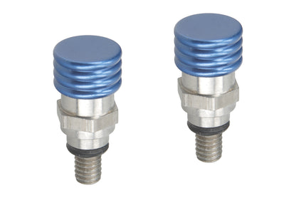 HLP MOTO - Shock Absorber Bleeders Set - CNC Anodized Aluminum - Blue - Various KTM Husqvarna