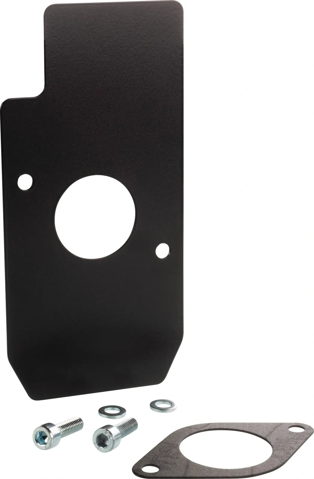 Carburetor Heat Protection Plate Set - Black Coated Aluminum - XT500 TT500 SR500