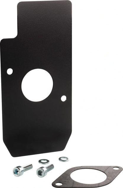Carburetor Heat Protection Plate Set - Black Coated Aluminum - XT500 TT500 SR500