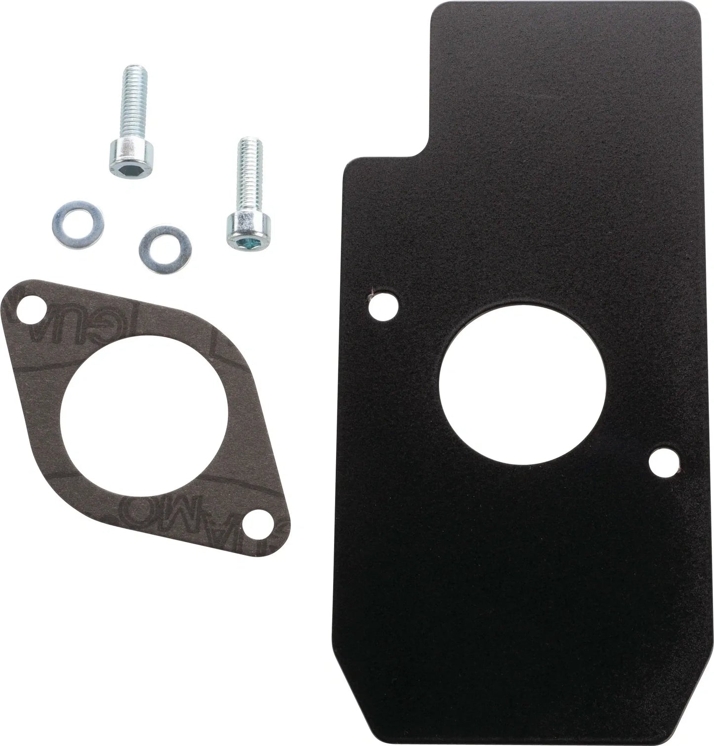 Carburetor Heat Protection Plate Set - Black Coated Aluminum - XT500 TT500 SR500