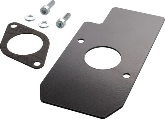 Carburetor Heat Protection Plate Set - Black Coated Aluminum - XT500 TT500 SR500
