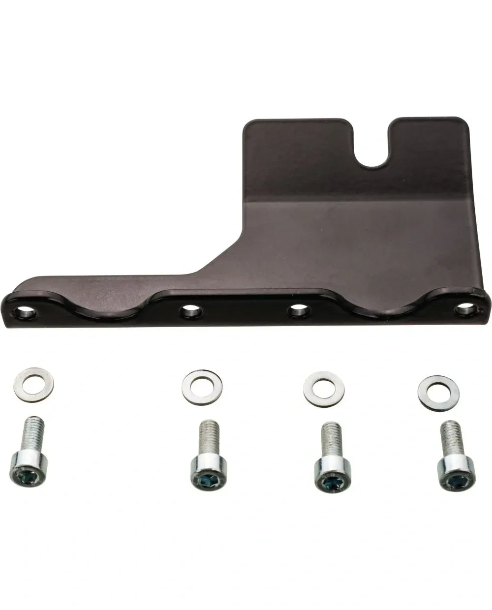 Carburetor Bar/Heat Barrier/Heat Protection Plate - Black Coated Aluminum - XT550 XT600 TT600 SRX600 XTZ660 SZR660