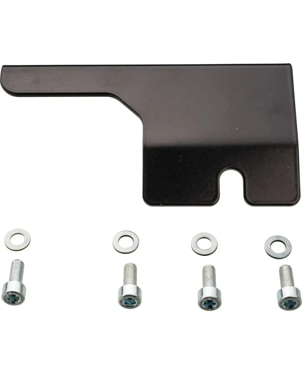 Carburetor Bar/Heat Barrier/Heat Protection Plate - Black Coated Aluminum - XT550 XT600 TT600 SRX600 XTZ660 SZR660