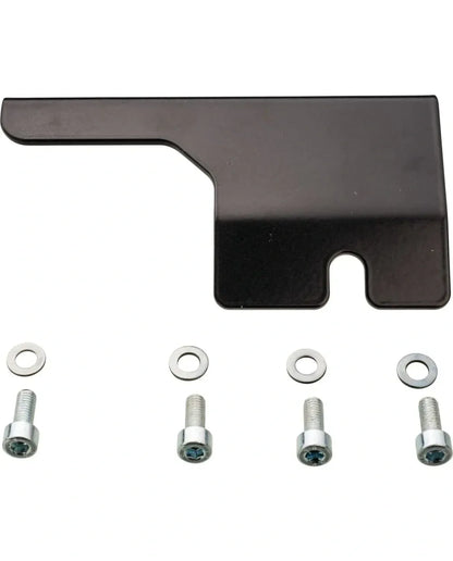 Carburetor Bar/Heat Barrier/Heat Protection Plate - Black Coated Aluminum - XT550 XT600 TT600 SRX600 XTZ660 SZR660