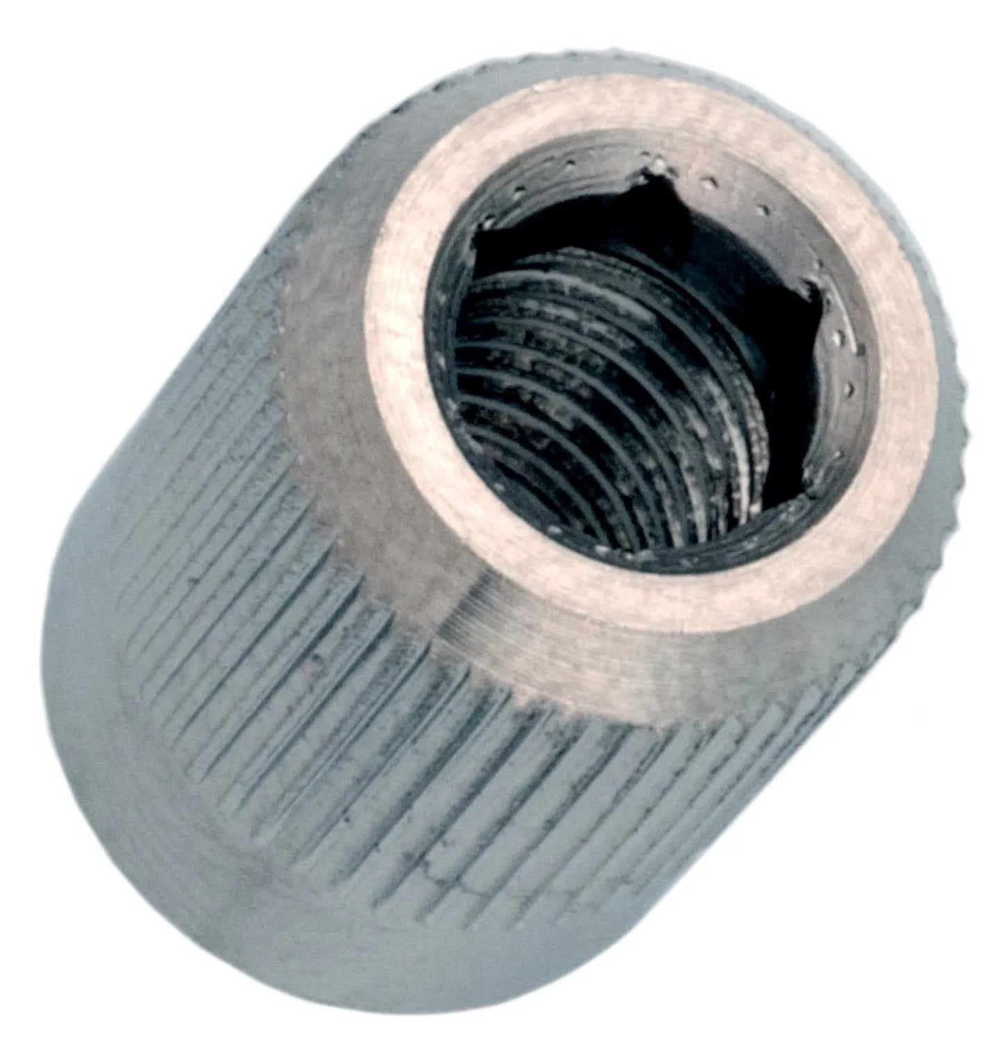 HD Knurled Nut - Exhaust Header Mounting - Stainless - XT500 TT500 SR500
