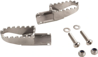 KEDO HD Stainless Steel Toothed Foot Pegs, 1 Pair - SR500