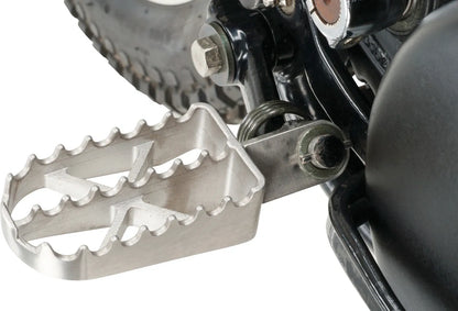 Stainless Wide Platform Footpegs - XT500 TT500