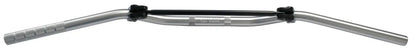 Aluminum Handlebar 'Cross' - Flat, Slight Offset (with bolted on Brace/Strut), Silver - XT500 XT600/Z MT03 XTZ660 XT660R/X XTZ750 TDM850 TDM900 Universal