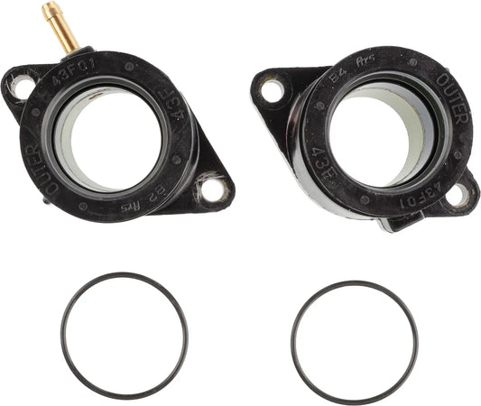 Intake Manifold Set, Left + Right (includes O-Rings) - Unrestricted Version - TT600 XT600 XT600Z'85 4-Valve XT500L