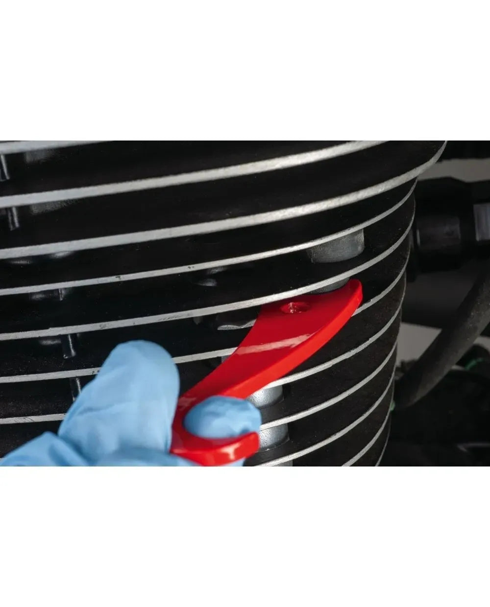 *NEW ITEM* 'Rubber-Buddy' Tool for Scratch-free Insertion and Removal of (Rubber Dampers Item # 22391) - Aluminum, Plastic-coated - SR400 SR500 TT500 XT500