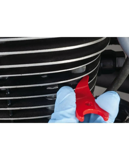 *NEW ITEM* 'Rubber-Buddy' Tool for Scratch-free Insertion and Removal of (Rubber Dampers Item # 22391) - Aluminum, Plastic-coated - SR400 SR500 TT500 XT500