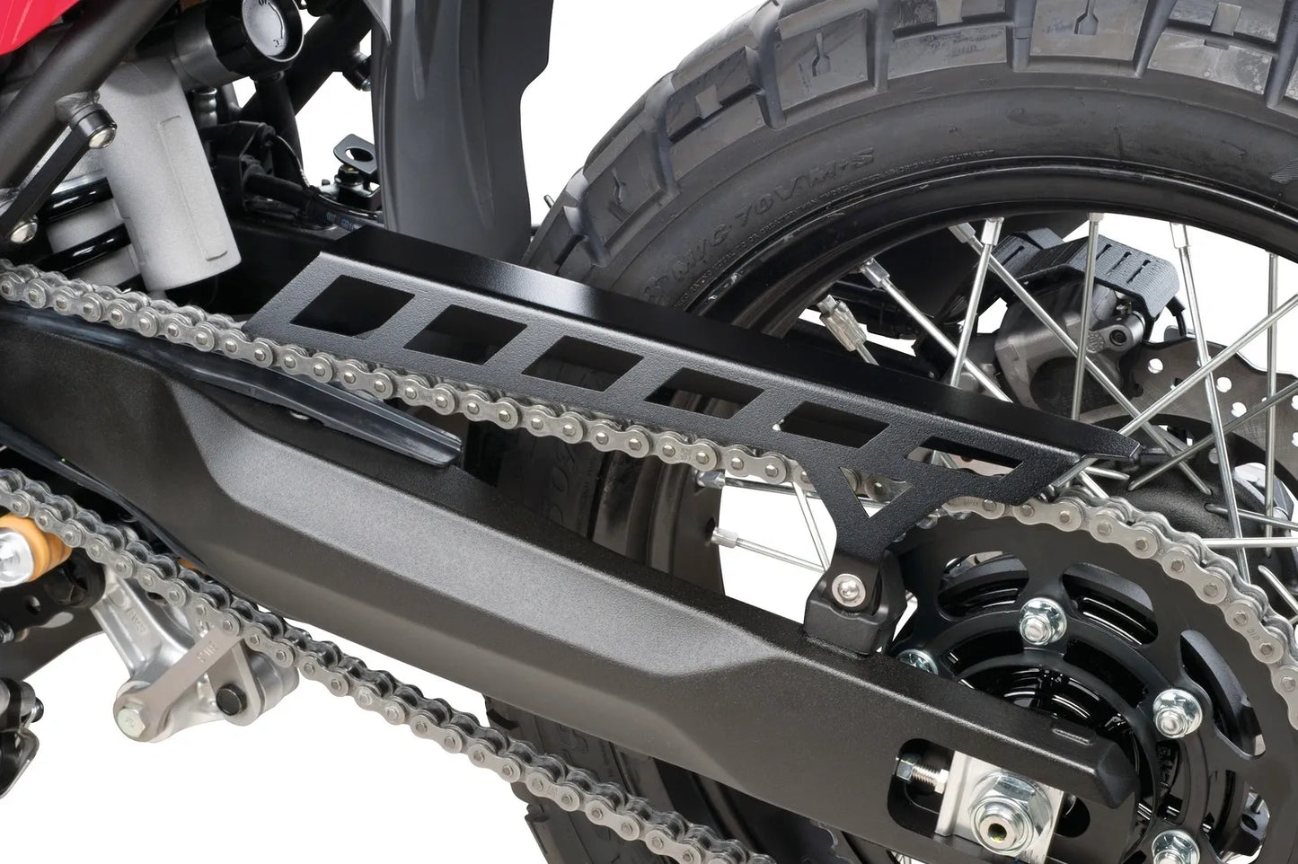 KEDO Chain Guard/Cover - Aluminum Black Coated - T700 Ténéré700 (XTZ690)
