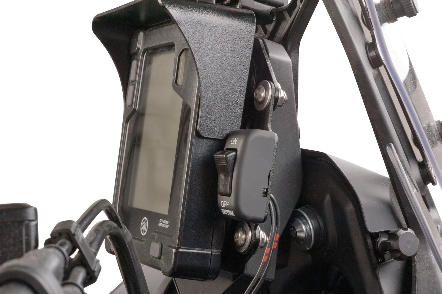 KEDO Switch Bracket - Stainless Steel Black Coated - Universal Switch Mount - T700 Ténéré700 (XTZ690)