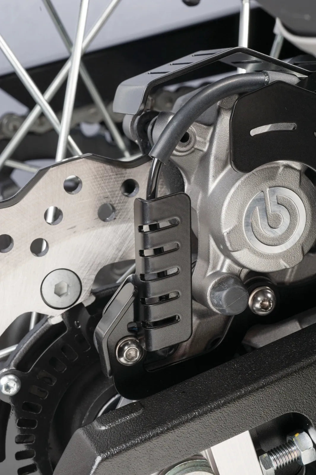 KEDO Rear ABS Sensor - Protector/Cover - Stainless Steel Black Coated - T700 Ténéré700 (XTZ690)