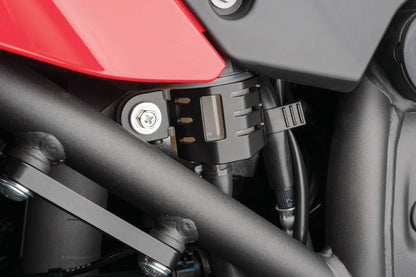 KEDO Rear Brake Fluid Reservoir - Protector/Cover - Aluminum Black Coated - T700 Ténéré700 (XTZ690)