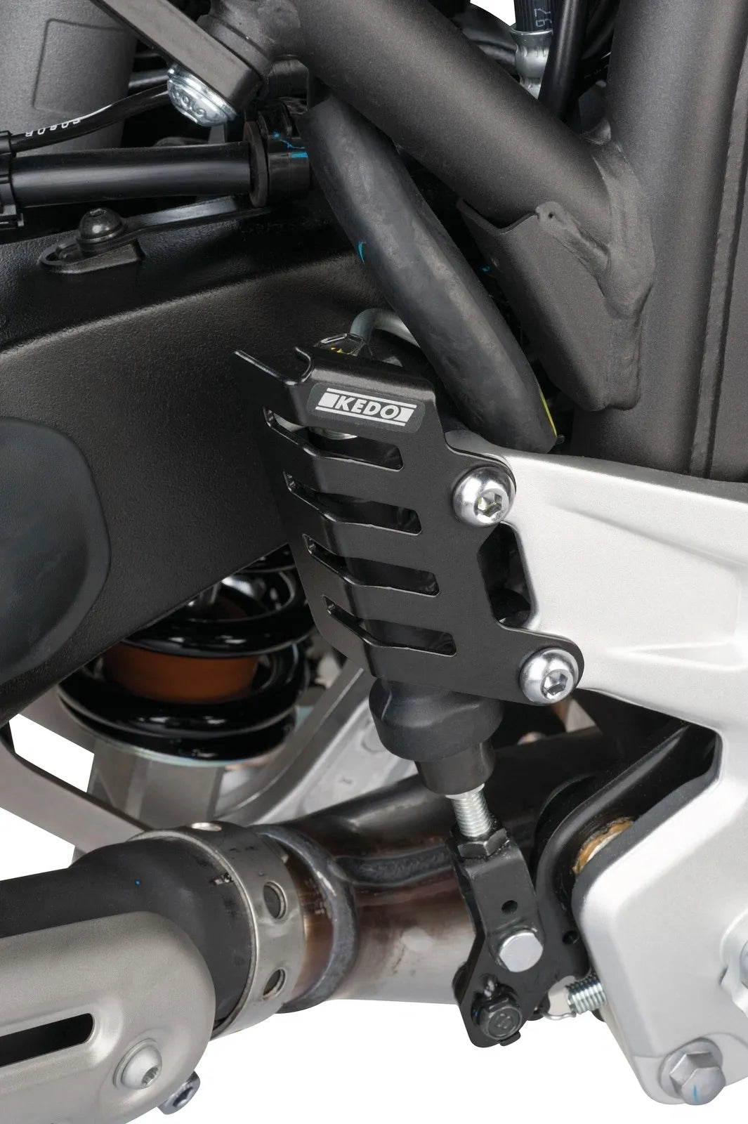 KEDO Rear Brake Master Cylinder - Protector/Cover - 'Short' - Stainless Steel Black Coated - T700 Ténéré700 (XTZ690)