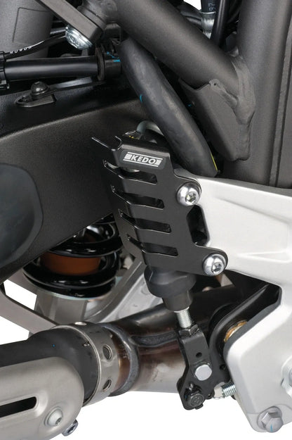 KEDO Rear Brake Master Cylinder - Protector/Cover - 'Short' - Stainless Steel Black Coated - T700 Ténéré700 (XTZ690)