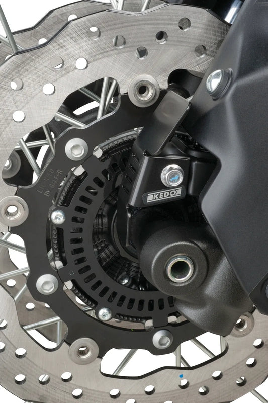 KEDO Front ABS Sensor - Protector/Cover - Stainless Steel Black Coated - T700 Ténéré700 (XTZ690)