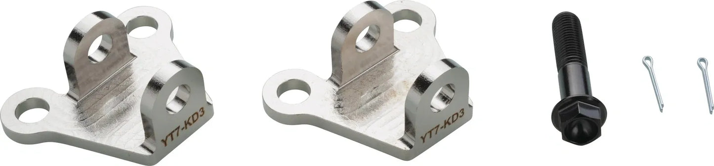 KEDO Footpeg Lowering Brackets - Kit - Stainless Steel - T700 Ténéré700 (XTZ690)