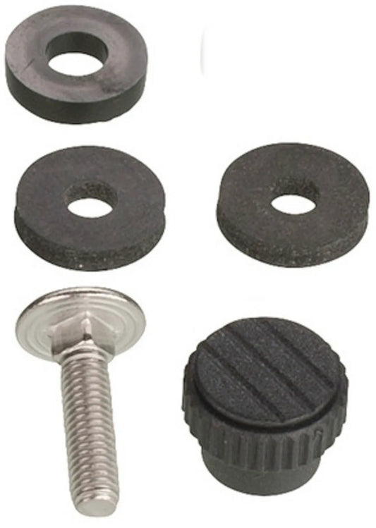 Windscreen Adapter - Small Parts Set - 'High & Low' - OEM Windscreen Adjustment - Stainless Steel Black Coated - T700 Ténéré700 (XTZ690)