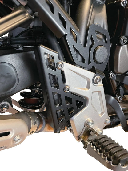 KEDO Rear Brake Master Cylinder - Protector/Cover - 'HD' - Stainless Steel Black Coated - T700 Ténéré700 (XTZ690)