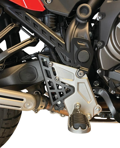 KEDO Rear Brake Master Cylinder - Protector/Cover - 'HD' - Stainless Steel Black Coated - T700 Ténéré700 (XTZ690)