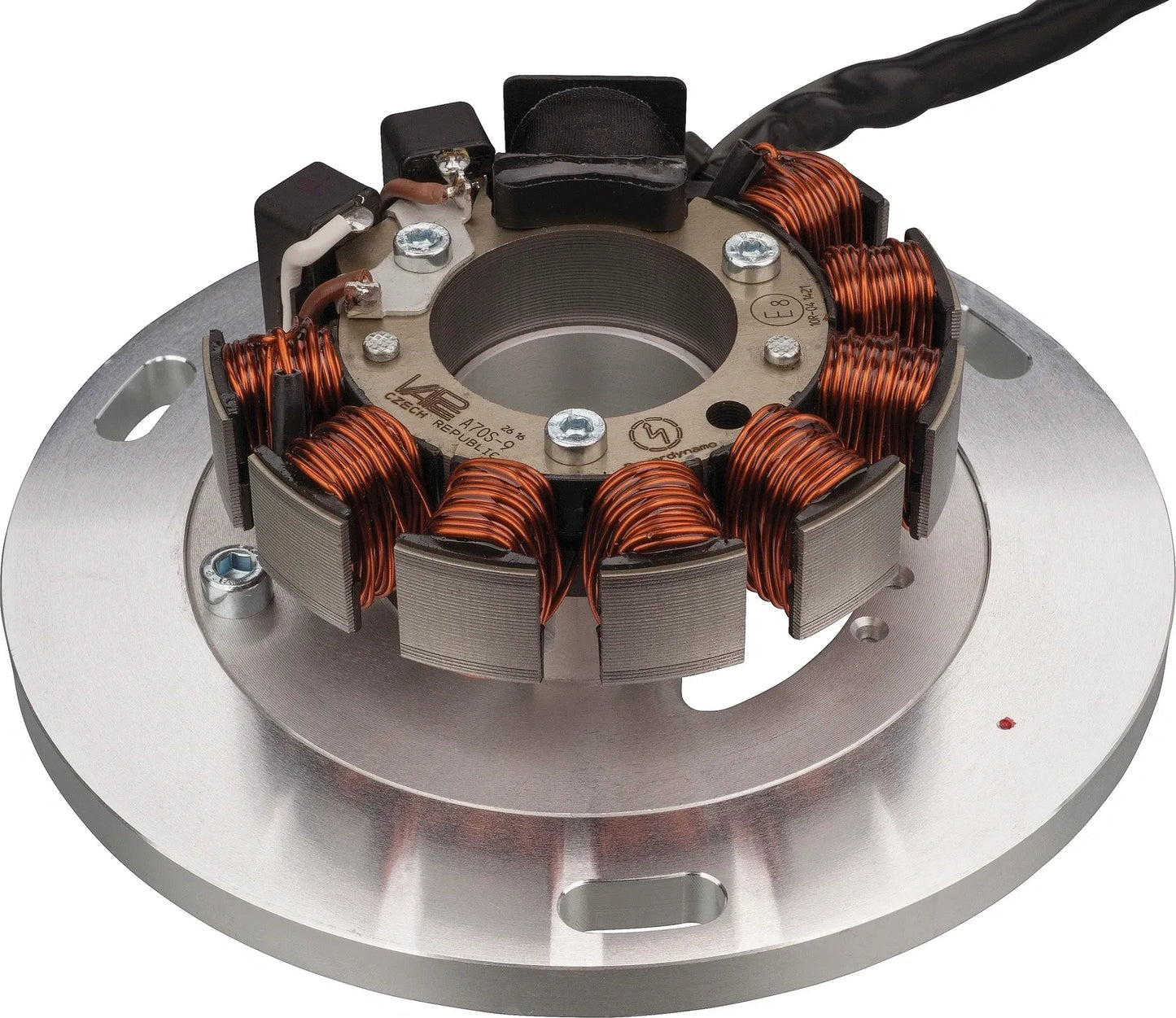 12V Conversion PowerDynamo Generator Complete Kit, NEW version with 1.45kg rotor - XT500 TT500 SR500