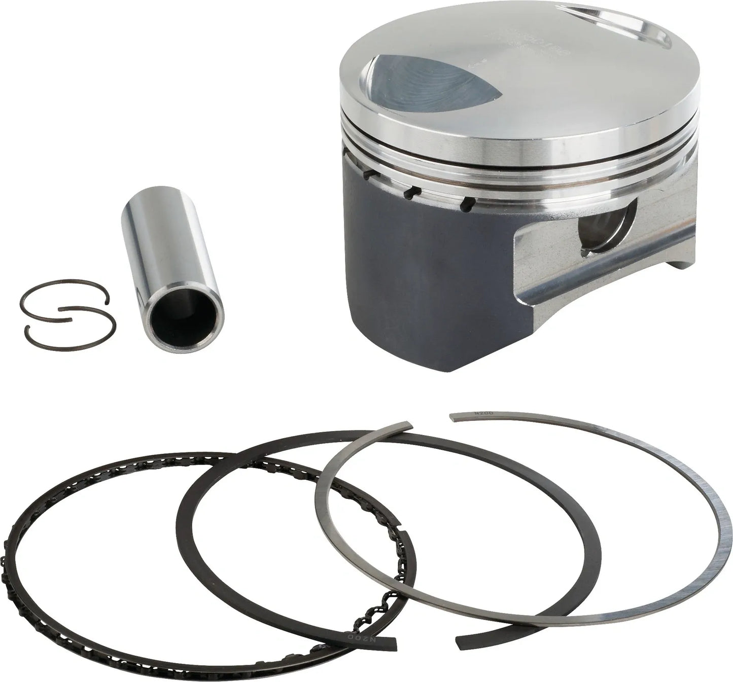 KEDO Piston Kit »Made by ATHENA« 87.00mm/9:1, PTFE-Coated - XT500 SR500 TT500