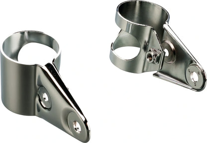 Replica Headlight Bracket - without Rubber Dampers, 1 pair, Chromed - TT500