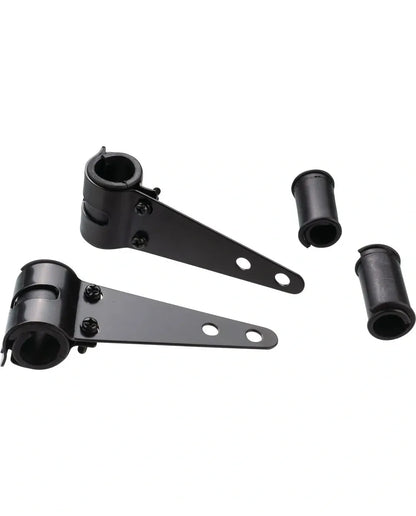 *NEW ITEM* Headlamp Bracket Set - 30-38mm, Black, 1 Pair - XT500 TT500 SR500 Universal